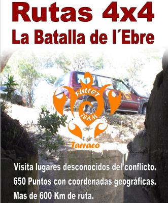 Libro rutas 4x4 Batalla del Ebro